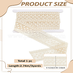 3 Yards Flat Floral Cotton Lace Ribbon&nbsp;OCOR-LP0002-38