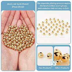 Brass Spacer Beads&nbsp;KK-PH0006-38A