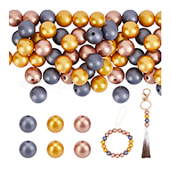 45Pcs 3 Colors Silicone Beads&nbsp;SIL-PH0001-23