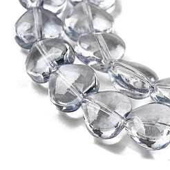 Baking Paint Transparent Glass Beads Strands&nbsp;DGLA-A08-T8mm-KD04