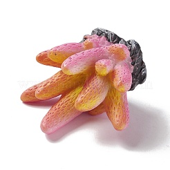 Resin Imitation Coral Ornaments&nbsp;DJEW-G026-07B