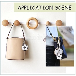 DIY Sports Ball Acrylic Pendant Keychain Making Kits&nbsp;DIY-SP0001-44D