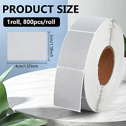 800Pcs Rectangle Paper Thermal Printable Label Stickers&nbsp;AJEW-WH0777-003A