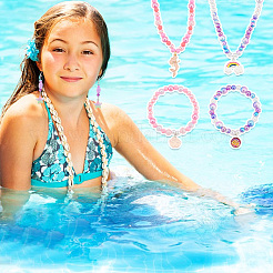 DIY Mermaid Theme Jewelry Making Finding Kit&nbsp;DIY-PH0021-12