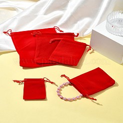 30Pcs Rectangle Velvet Pouches&nbsp;TP-FS0001-02D