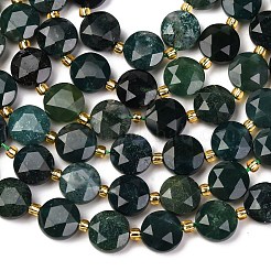 Natural Moss Agate Beads Strands&nbsp;G-C116-A92-01
