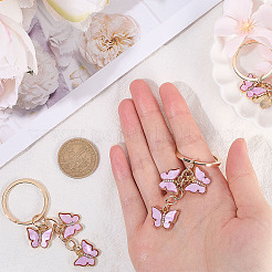 Zinc Alloy Keychain&nbsp;KEYC-WH20004-08B