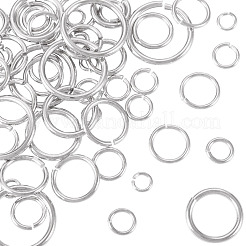 90Pcs 9 Styles Brass Open Jump Rings&nbsp;KK-TADJ0001-04P