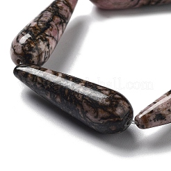 Natural Rhodonite Beads Strands&nbsp;G-P528-H16-01