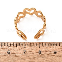 304 Stainless Steel Cuff Open Rings for Women&nbsp;SA-CBA4160-30G