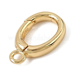 Brass Spring Gate Ring&nbsp;KK-C075-51G