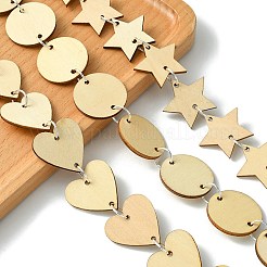 50Pcs Undyed Wood Connector Charms&nbsp;WOOD-FS0001-12A