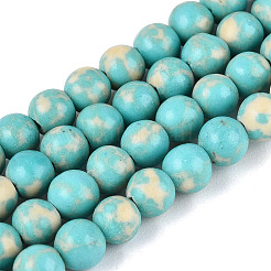 Synthetic Turquoise Beads Strands&nbsp;G-N364-08A-01