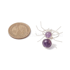 Natural Gemstone Finger Rings&nbsp;RJEW-TA00211-02