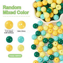 Opaque Acrylic Beads&nbsp;OACR-TAC0014-06E