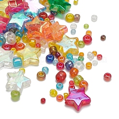 24 Style Round Glass Seed Beads&nbsp;SEED-YW0001-65