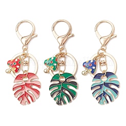 3Pcs Alloy Enamel Keychains&nbsp;KEYC-JKC01294
