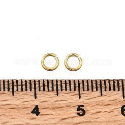 Brass Open Jump Rings&nbsp;KK-B147-03C-G