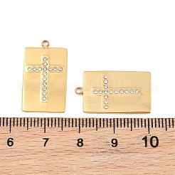 304 Stainless Steel Rhinestone Pendants&nbsp;RB-CBADC81-13G-01