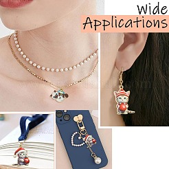 30Pcs 6 Styles Christmas Alloy Enamel Pendants&nbsp;FIND-CJ0002-62