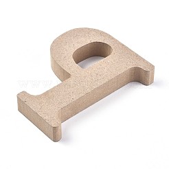 Letter Unfinished Wood Slices&nbsp;DIY-WH0162-62P
