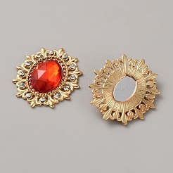 Zinc Alloy Cabochons&nbsp;FIND-WH0366-385G-02