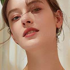 2 Pairs 2 Styles Alloy Enamel Dangle Earrings&nbsp;EJEW-HS00006