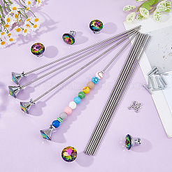DIY Beaded Garden Stakes Making Kit&nbsp;DIY-FH0010-86B