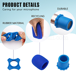 Microphone Sponge Sleeve&nbsp;AJEW-CN0004-88B