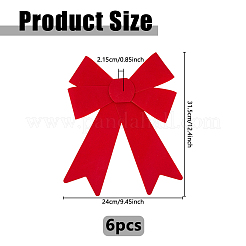 Frocky PVC Bowknot Ornaments&nbsp;FEPA-WH0007-07
