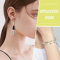 60Pcs Tibetan Style Alloy Charms&nbsp;TIBEP-SC0002-26