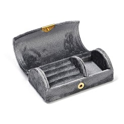 Arch Shaped Velvet Jewelry Set Storage Boxes&nbsp;CON-Z009-03