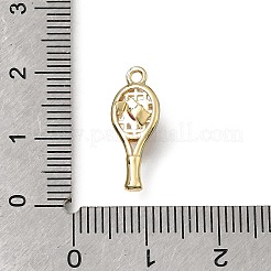 Brass Micro Pave Cubic Zirconia Pendants&nbsp;X-KK-K427-22G-02