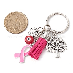 6Pcs 6 Colors Ribbon Keychain&nbsp;KEYC-JKC00939