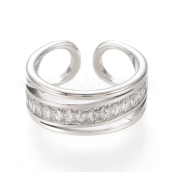 304 Stainless Steel Cuff Rings&nbsp;RJEW-H129-02P