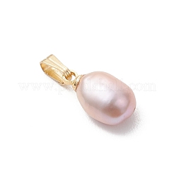 Natural Cultured Freshwater Pearl Potato Charms&nbsp;PALLOY-JF04844
