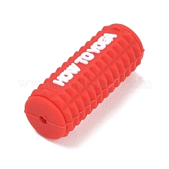 Gym Equipment Theme Silicone Focal Beads&nbsp;SL-CBAE849-03E