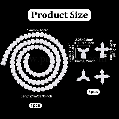 Plastic Action Figure Movable Skeleton&nbsp;AJEW-UN0002-53