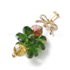 Christmas Theme Glass Pendants&nbsp;PALLOY-JF02865