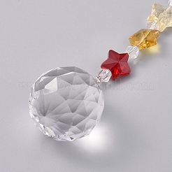 Crystals Chandelier Suncatchers Prisms&nbsp;LS-AJEW-WH0021-50B