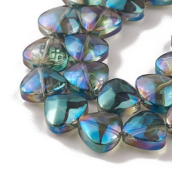 Transparent Electroplate Glass Bead Strands&nbsp;EGLA-P050-FR03