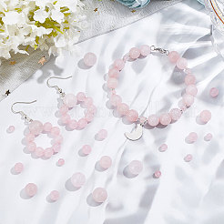 320Pcs 4 Style Natural Rose Quartz Beads Strands&nbsp;G-NB0002-91