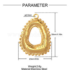304 Stainless Steel Pendants&nbsp;SA-OY003-09G