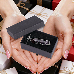 1Pc Natural Amethyst Bullet Macrame Pouch Pendant Alloy Chain Necklaces&nbsp;NJEW-PA0001-01C