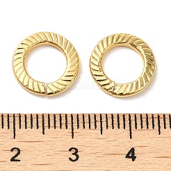 Rack Plating Brass Linking Rings&nbsp;KK-Z033-02G