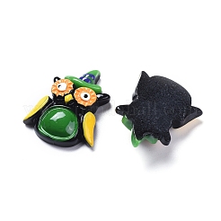 Halloween Theme Opaque Resin Cabochons&nbsp;RESI-D0003-15B