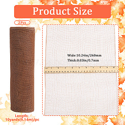 10 Yards Plastic Grid Mesh Flower Bouquets Wrapping Paper&nbsp;DIY-WH20010-09C