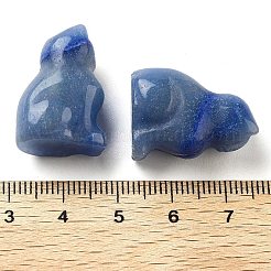 Dyed & Heated Natural Blue Aventurine Carved Figurines&nbsp;DJEW-L023-B01