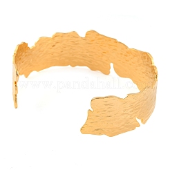 304 Stainless Steel Open Cuff Bangles for Women&nbsp;LS-BJEW-G711-01A-G