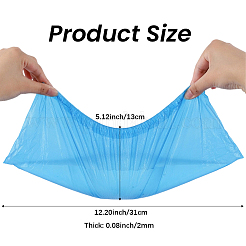 Plastic Disposable Waterproof Shoe Covers&nbsp;AJEW-WH20121-18